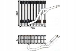 Behr Hella Service 8FV 351 210-541 BRH/BOX BEHR HELLA КОНДИЦІОНЕР ПАРА AUDI A3 1.9 TDI (