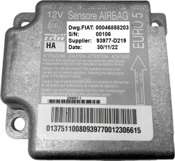 TRW СЕНСОР AIRBAG 00046858203 93977-D219 ЧИСТИЙ