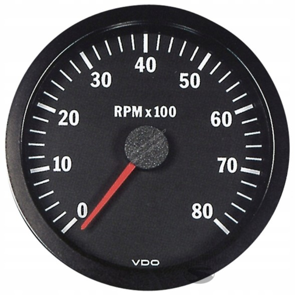 VDO 333-015-010K Індикатор тахометра VDO 0-8000 RPM Ø 52 мм