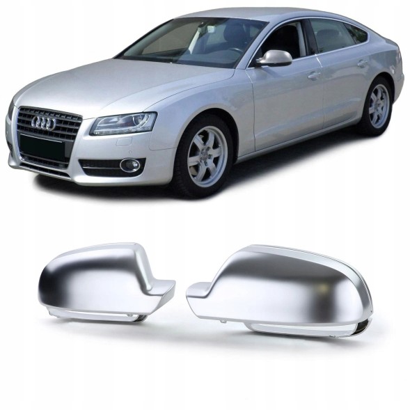 Китай TPSNB AUDI S3 8P A4 B6 B7 S4 B6 B7 8E A6 C6 S6 КРИШКИ ДЗЕРКАЛ НАКЛАДКИ Сріблясті