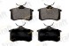 Kraft Automotive 6010040 + 6055927 OPEL CROSSLAND X (75) Крафтові задні колодки + диски OPEL CROSSLAND X