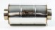 WLM Customs WLM-MUF-115-OKx400 Спортивний глушник наскрізний WLM 115 мм, круглий, довжина 400 мм, нержавіюча сталь INOX