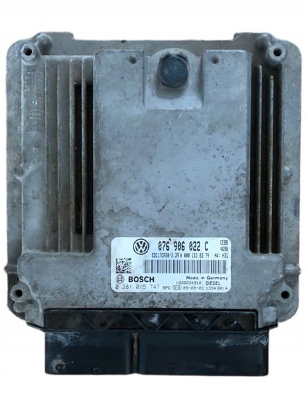 Volkswagen OE A0001538379 076906022C 0281015747 EDC17CP20-2.39 VW CRAFTER КОМП'ЮТЕР ДВИГУНА 076906022C