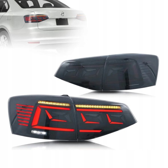 VLAND 950391-2 mhm Задні ліхтарі, комплект Vland Full LED, діодні, тюнінг, VW Jetta VI 5c 6 рестайлінг 2014-18