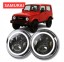 CHINA 9058461060546 Suzuki samurai світлодіодні лампи 7'' ринги лампи angel eyes денні drl затвердження