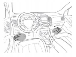Hyundai OE 99650ADE20W Біла світлодіодна для ніг i10 i20 i30 i40 ix20 ix35 tucson kona
