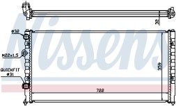 65252 NISSENS Радіатор системи охолодження
