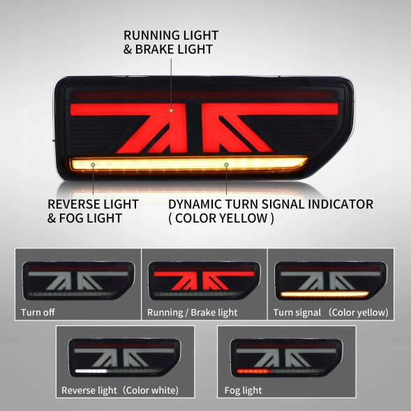 VLAND 74Z191-2 mhm Світильники тиль ne kpl Vland Full Led Neon Тюнінг Suzuki Jimny II 2 2018-2025