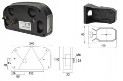 Aspöck KPL435 Комплект лампи для причепа MULTIPOINT II НЕВІДОМИЙ 13-pin 4,5м