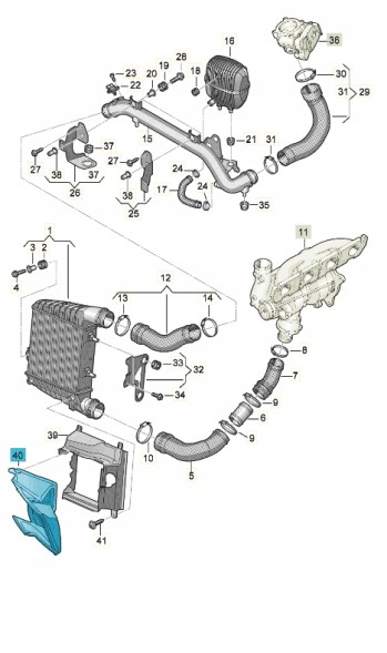 Audi OE НОВИЙ ОРИГІНАЛЬНИЙ AUDI 4H0117336B КЕРМО ПОВІТРЯ