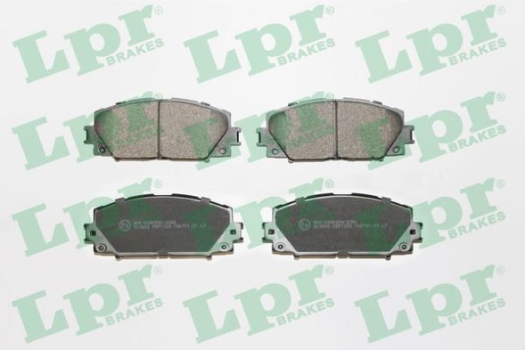 05P1333 LPR Комплект гальмівних колодок з 4 шт дисків