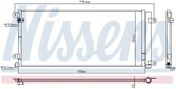 Nissens 941224 Конденсатор, кондиціонер nissens 941224