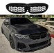 BM G20-01003 grill nerki diamond black czarne bmw g20 g21 НИРКИ ГРИЛЬ РЕШІТКА BMW G20 G21 2018-2022 pre lci diamond чорний глянець