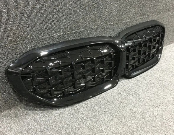 BM G20-01003 grill nerki diamond black czarne bmw g20 g21 НИРКИ ГРИЛЬ РЕШІТКА BMW G20 G21 2018-2022 pre lci diamond чорний глянець