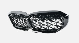 BM G20-01003 grill nerki diamond black czarne bmw g20 g21 НИРКИ ГРИЛЬ РЕШІТКА BMW G20 G21 2018-2022 pre lci diamond чорний глянець