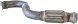 V-maxzone Part VIC-222019 Вихлопна труба для CITROEN BERLINGO MULTISPACE, BERLINGO/MINIVAN, C4 GRAND