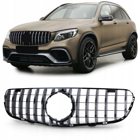 Green Parts GRILL ATRAPA MERCEDES W253 GLC PANAMERICANA 15-19 ГРИЛЬ АТРАПА MERCEDES W253 GLC ПОЗАШЛЯХОВИК PANAMERICANA 15-19 З КАМЕРОЮ АБО БЕЗ НЕЇ