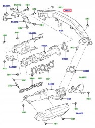 Китай LR038751R Труба з'єднувальна випускного колектора 3.0 Tdv6 Land Rover Range Rover LR038751