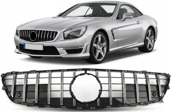 Proteile A231037 РЕШІТКА ПАНАМЕРИКАНСЬКА AMG GT MERCEDES SL R231 W231 ХРОМОВАНА