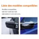 AD BRAKE B0FGCZKZJ4 НАКЛАДКА НА ДЗЕРКАЛО ЗАДНЬОГО ВИДУ BMW G20 G21 G30 G11 ЧОРНА ABS 1 ПАРА для дому