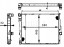 Mahle CR 458 000P Охолоджувач води cr 458 000р mahle