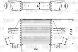 Valeo 818638 Охолоджувач повітря інтеркулер 818638 valeo