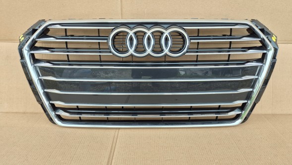 Audi OE GRILL ATRAPA CHŁODNICY AUDI A4 B9 8W0 PRZEDLIFT 2015-2019 CHROM POŁYSK NOWA Решітка радіатора GRILL Audi A4 B9 8W0 8W 15-19 ХРОМ OE 8W0853651BR AB НОВА