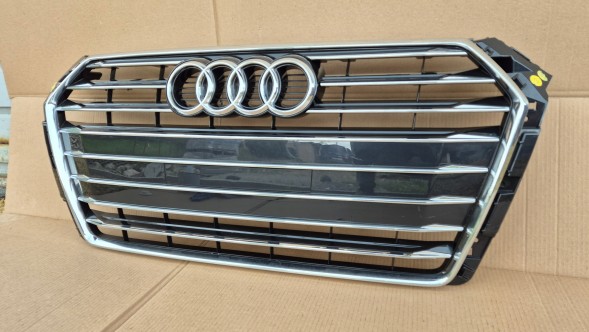 Audi OE GRILL ATRAPA CHŁODNICY AUDI A4 B9 8W0 PRZEDLIFT 2015-2019 CHROM POŁYSK NOWA Решітка радіатора GRILL Audi A4 B9 8W0 8W 15-19 ХРОМ OE 8W0853651BR AB НОВА