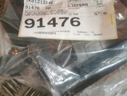 Volkswagen OE 1K0121283D Kierownica powietrza chłodnicy lewa VW Golf V 03-10 ПОВІТРЯНИЙ ПЕРЕТВОРЮВАЧ VAG VW OE ГОЛЬФ 1К0121283Д 1К0122284Е