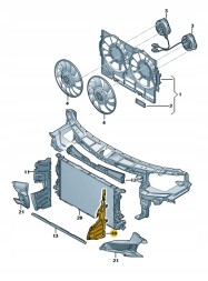 Audi OE 4G0121283T Audi oe повітряне кермо a6 4g0121283т ліве
