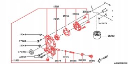 Subaru OE 15010AA290 МАСЛОНАСОС SUBARU 1.6 2.0 2.5 SOHC НОВИЙ