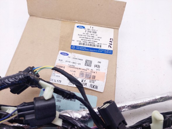 Ford OE JR3T-13412-DC 2310530 GTECH7493 FORD MUSTANG MK6 2017- ДРІТ ПАРКУВАЛЬНОЇ СИСТЕМИ ЗАДНЬОГО БАМПЕРА JR3T-13412-DC 2310530