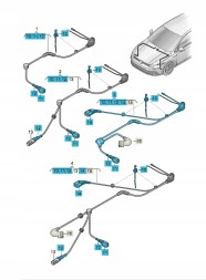 Audi OE AUDI A3 8Y 2021 ДАТЧИК АБС ПЕРЕДНІЙ ЛІВИЙ 5WA927903A