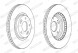Ferodo DDF2680C Ferodo ddf2680c кпл. Гальмівних дисків (2 шт) передні л/п