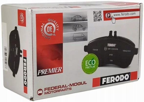 Ferodo DDF2680C Ferodo ddf2680c кпл. Гальмівних дисків (2 шт) передні л/п