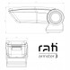 Rati 88.V01574A Підлокітник armster 3, vw touran, 2003-2015 р.В