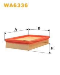 WA6336 WIX FILTERS Фільтр повітряний