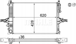 Mahle CR 1546 000S Охолоджувач води cr 1546 000s mahle
