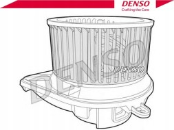 Denso DEA17011 DEN/BOX Вентилятор denso mercedes v 230 td (638.2