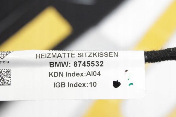BMW OE 8745532 52108745532 НАГРІВАЛЬНИЙ КИЛИМОК СИДІННЯ КРІСЛА BMW G87 М2 G80 G81 М3 G82 G83 М4 F90 М5 М8