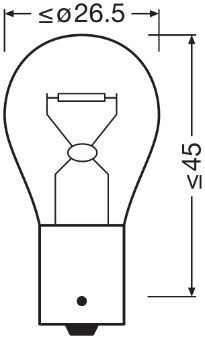 7507ULT 2BL OSRAM Автолампа Osram 12V 21W