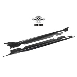 Китай SQ-T-210 Карбонові накладки на пороги для BMW G22/G23 (2020-ПОТ.) у стилі SOOQOO