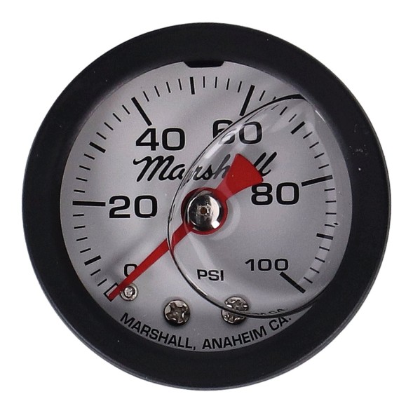 BAM M21 Манометр тиску масла Marshall 0-100 PSI чорний №: 901123