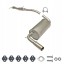CHINA ZEST.14.063 Глушник кінцевий mazda mx-5 i (na) 1.6 1.8 90-130 к.С. 1990-1998