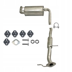 CHINA ZEST.14.063 Глушник кінцевий mazda mx-5 i (na) 1.6 1.8 90-130 к.С. 1990-1998