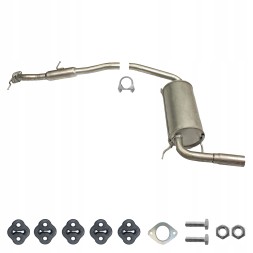 CHINA ZEST.14.063 Глушник кінцевий mazda mx-5 i (na) 1.6 1.8 90-130 к.С. 1990-1998