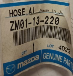 Mazda OE Всмоктуючий шнур Mazda 323S BJ Mazda 323F BJ ZM0113220