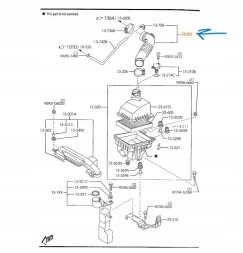 Mazda OE Всмоктуючий шнур Mazda 323S BJ Mazda 323F BJ ZM0113220
