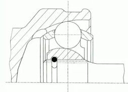 Spidan 25225 Шарнір півосі 25225 spidan audi a3 8p/8pa/8p7