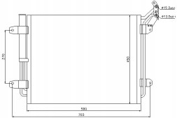 Nissens 940138/NIS Nissens охолоджувач кондиціонера (з осушувачем) vw t + помічник водія #28